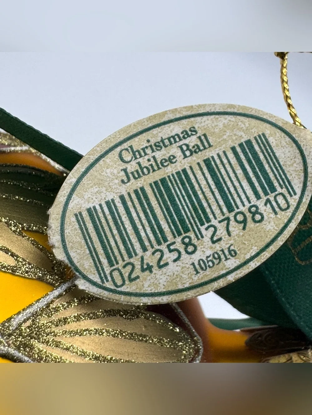 1999 Waterford Holiday Heirlooms Christmas Jubilee Ball Ornament Handmade Poland